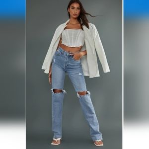 NWT PrettyLittleThing Jean's TALL